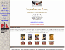 Tablet Screenshot of conyersinsurance.com